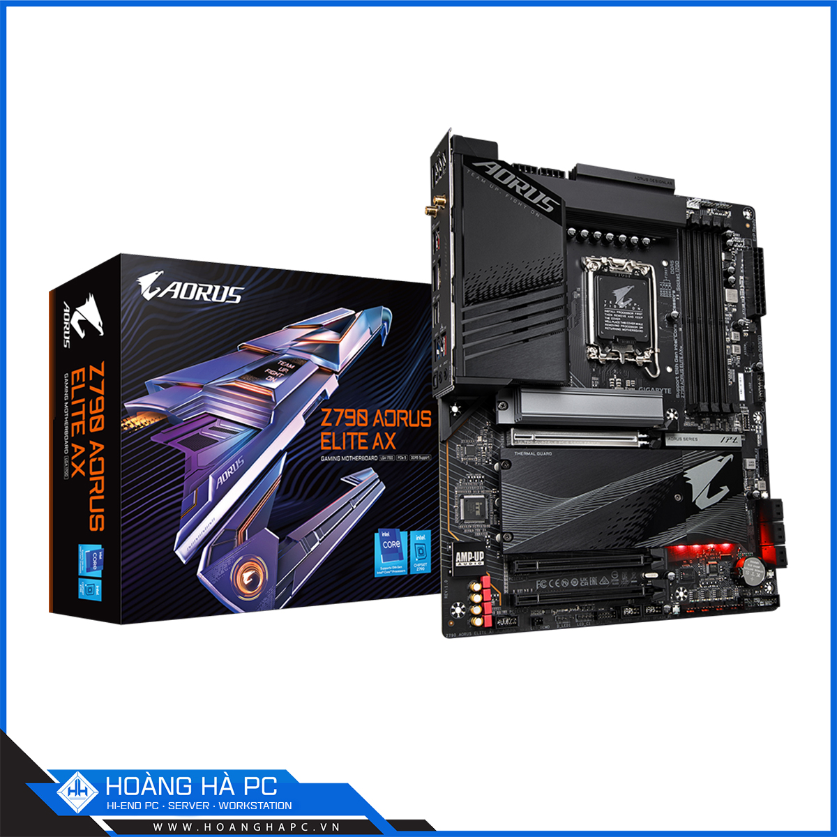 Mainboard Gigabyte Z790 AORUS ELITE AX (Intel Z790, Socket LGA1700, ATX, 4 khe RAM DDR5)